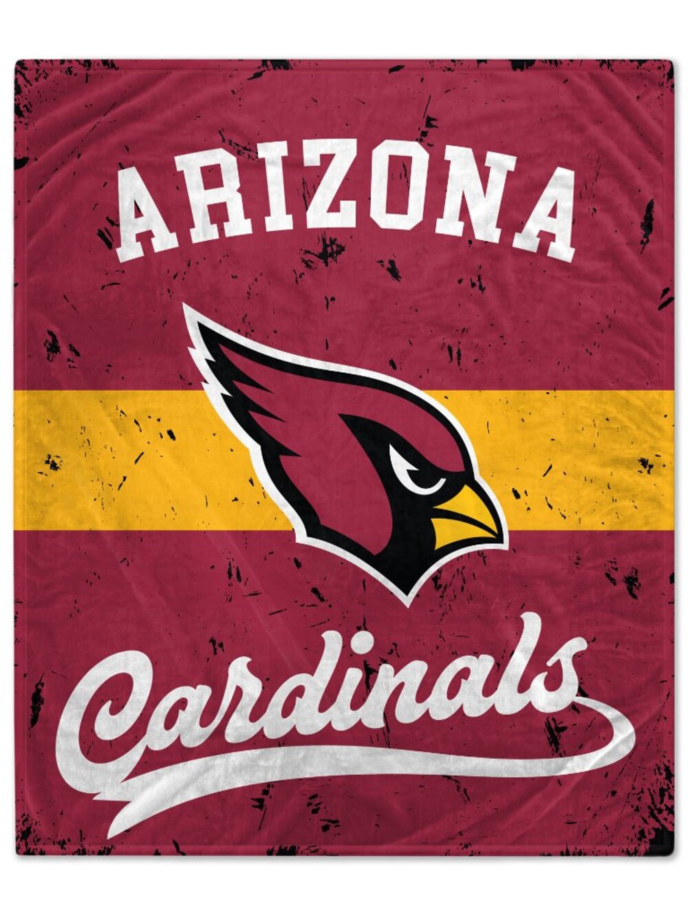 Arizona Cardinals 60'' x 70'' Retro Stripe Flannel Fleece Blanket